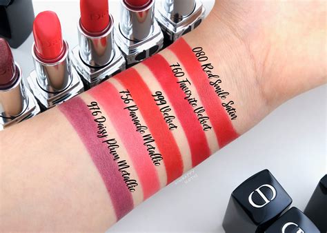 rouge dior liquid matte swatches|red Dior lipstick.